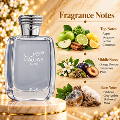 Rasasi Hawas Chrome Eau de Parfum 100 mL for Men