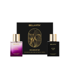 Bellavita Luxury Him & Her Gift Set Eau de Parfum 2 x 50 mL for Unisex