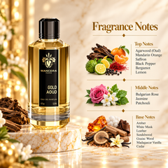 Mancera Gold Aoud Eau de Parfum 120 mL for Unisex