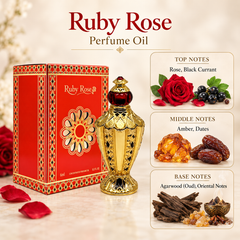 Bait Al Bakhoor Ruby Rose Concentrated Perfume Oil 12 mL for Unisex