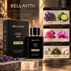 Bellavita Luxury Ceo Intense Eau de Parfum 100 mL for Men