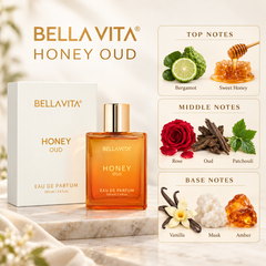 Bellavita Luxury Honey Oud Eau de Parfum 100 mL for Women