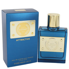 Johan B Elegant Attractive Eau de Toilette 100 mL for Men — blue bottle and box
