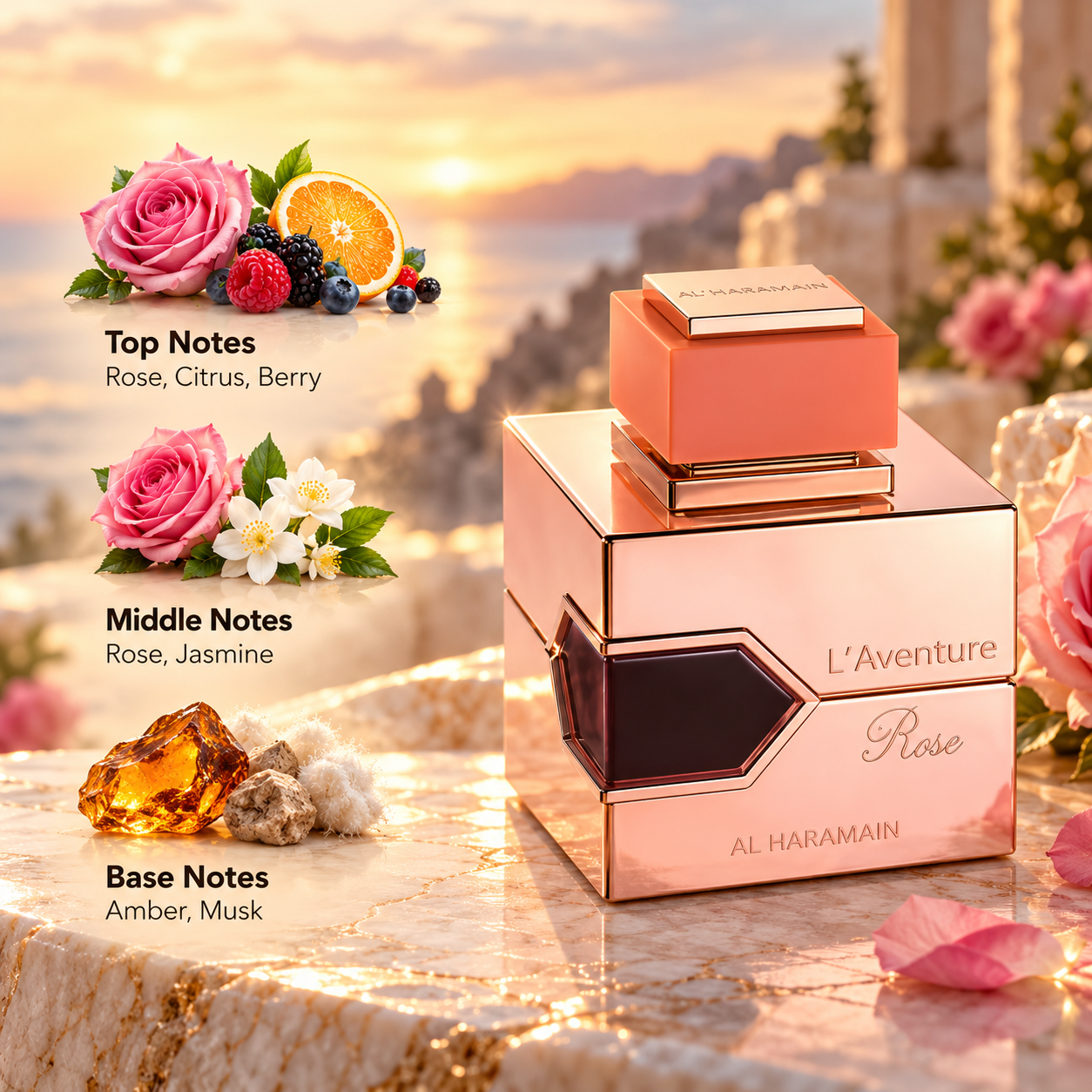 Al Haramain L'Aventure Rose Eau de Parfum 100 mL for Women