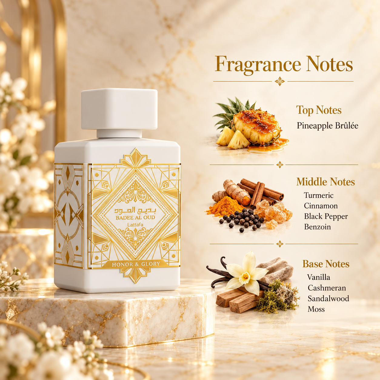 Lattafa Bade'e Al Oud Honor & Glory Eau de Parfum 100 mL Unisex