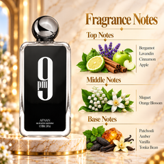 Afnan 9 PM Eau de Parfum 100 mL for Men