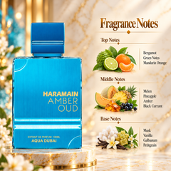 Al Haramain Haramain Amber Oud Aqua Dubai Extrait de Parfum 100 mL Unisex