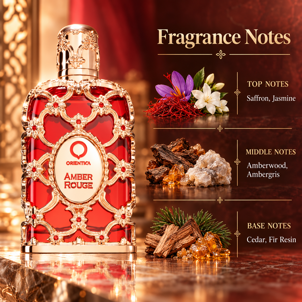 Orientica Amber Rouge Eau de Parfum 80 mL Unisex