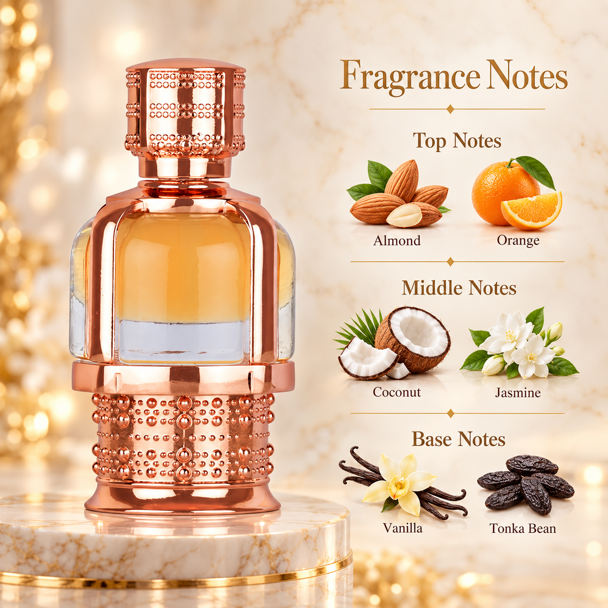 Lattafa Amoura Pure Concentrated Oil 20 mL Unisex