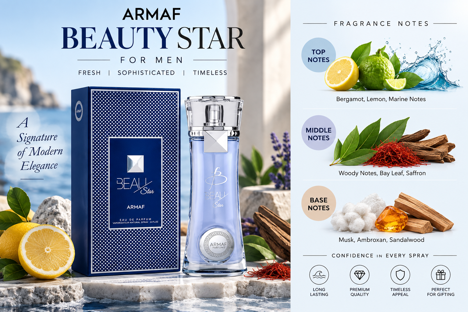 Armaf Beau Star Eau de Parfum 100 mL for Men