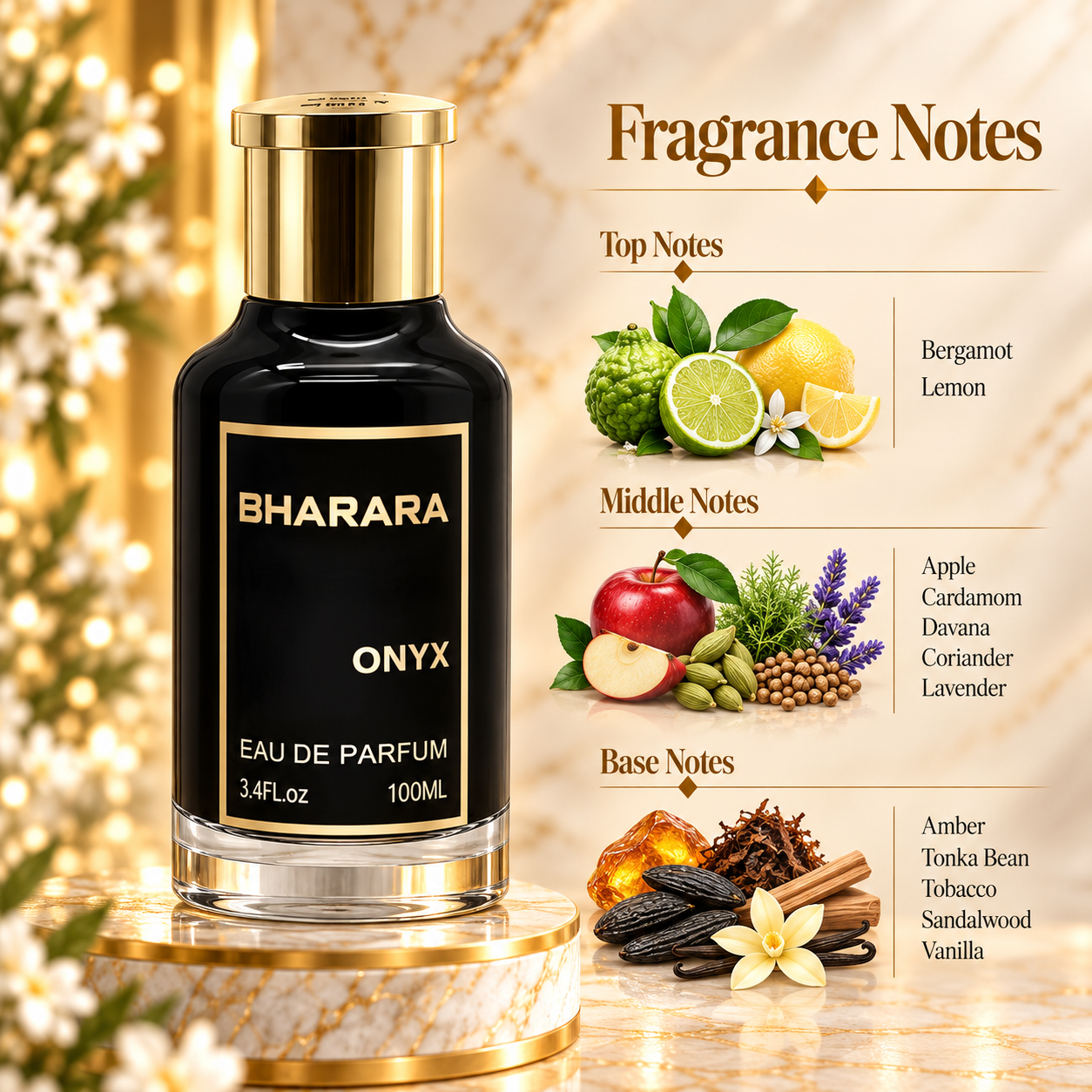 Bharara Beauty Bharara Onyx Eau de Parfum 100 mL for Men