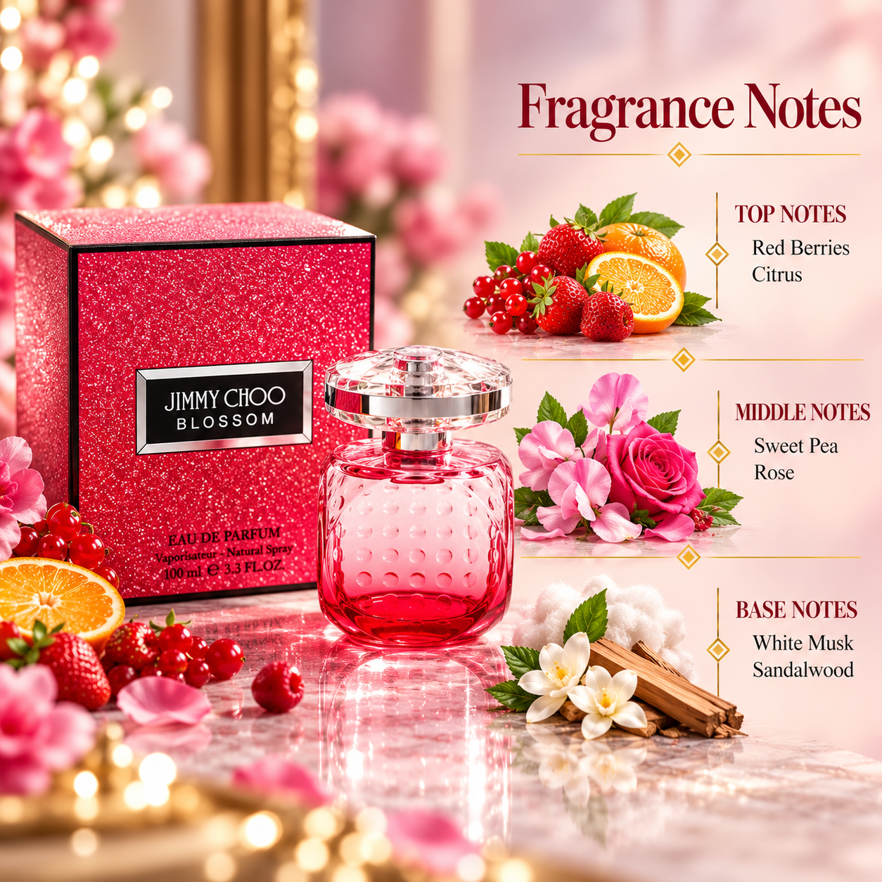 Jimmy Choo Blossom Eau de Parfum 100 mL for Women