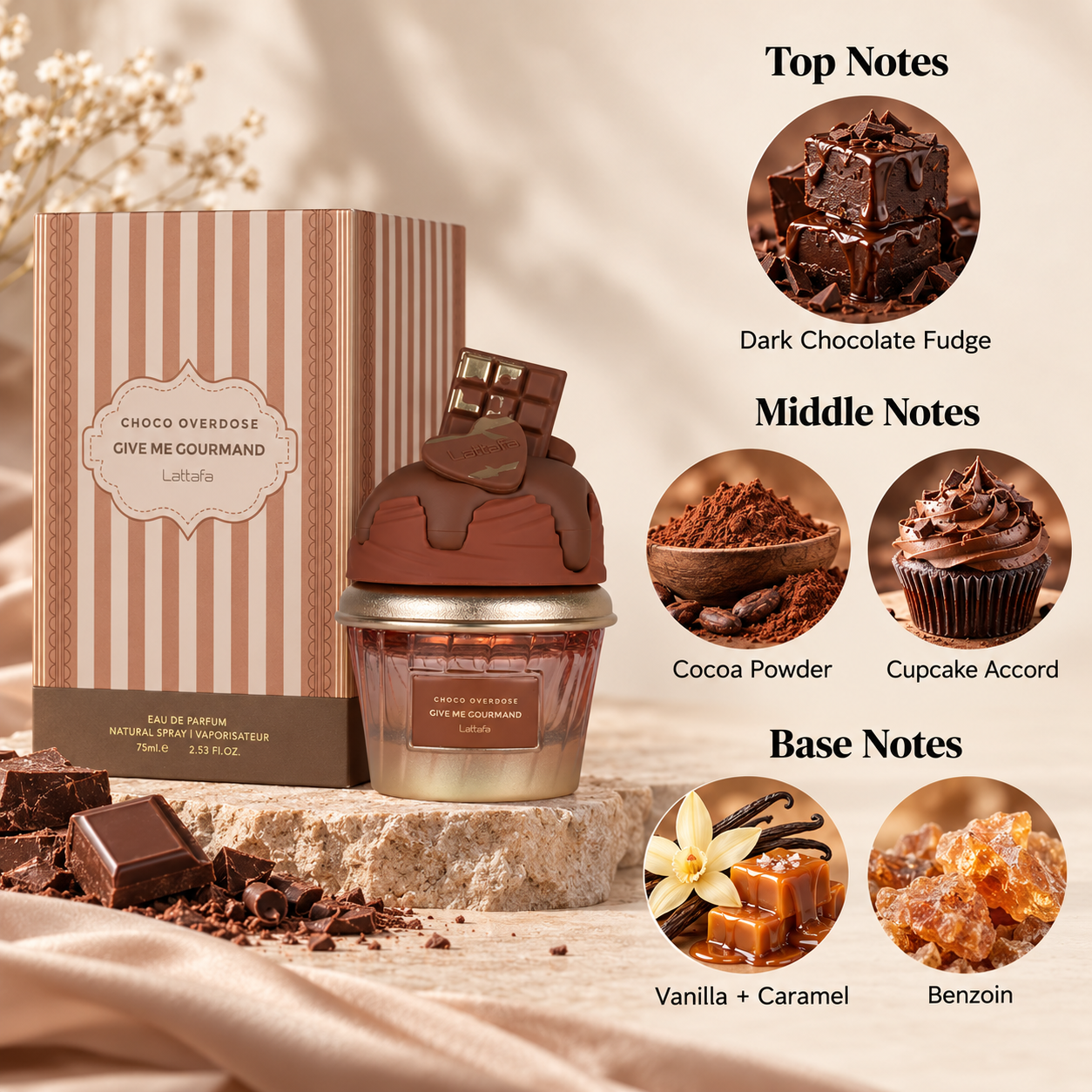 Lattafa Choco Overdose Eau de Parfum 75 mL Unisex