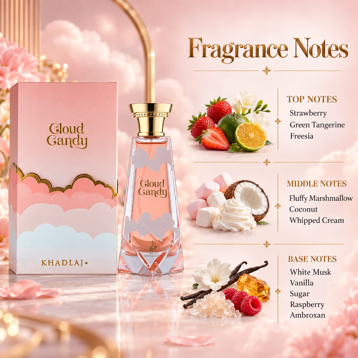 Khadlaj Cloud Candy Extrait de Parfum 100 mL for Women