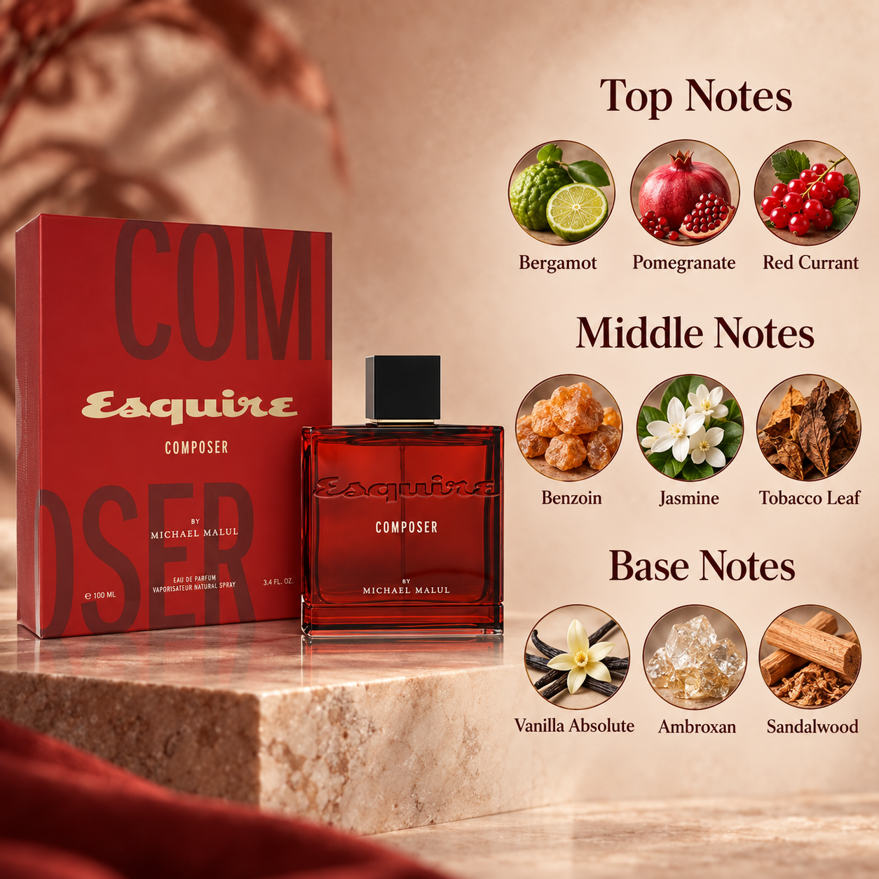 Michael Malul Composer Eau de Parfum 100 mL for Men