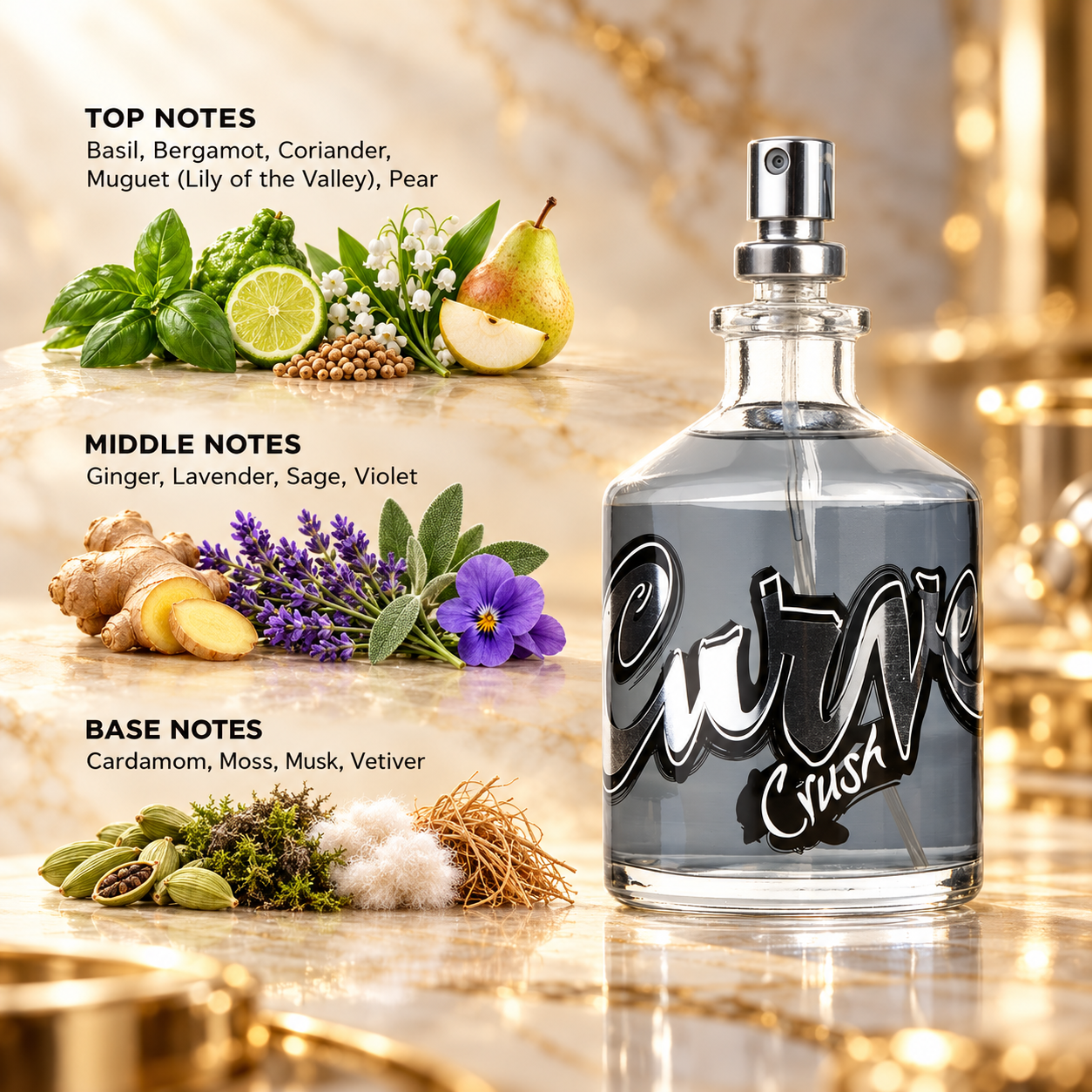 Curve Crush Cologne 125 mL for Men