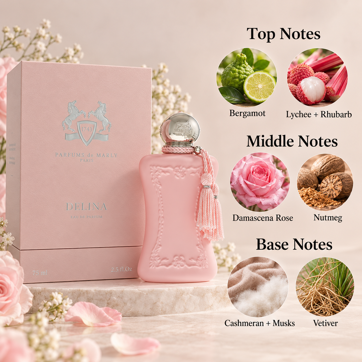 Parfums de Marly Delina Eau de Parfum 75 mL for Women