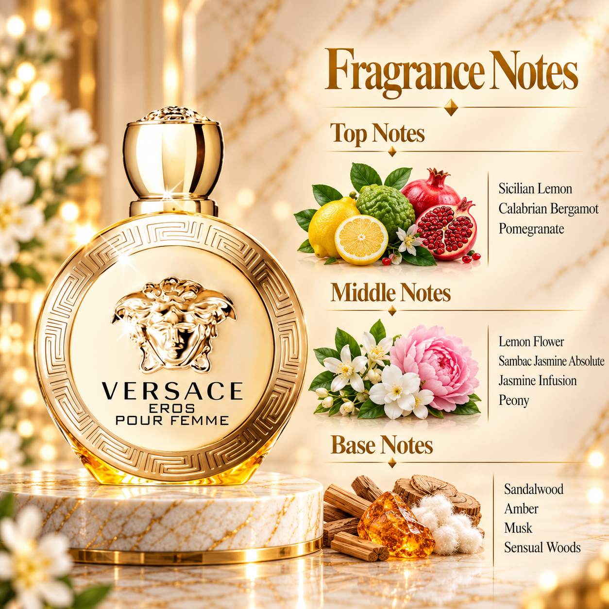 Versace Eros Eau de Parfum 100 mL for Men