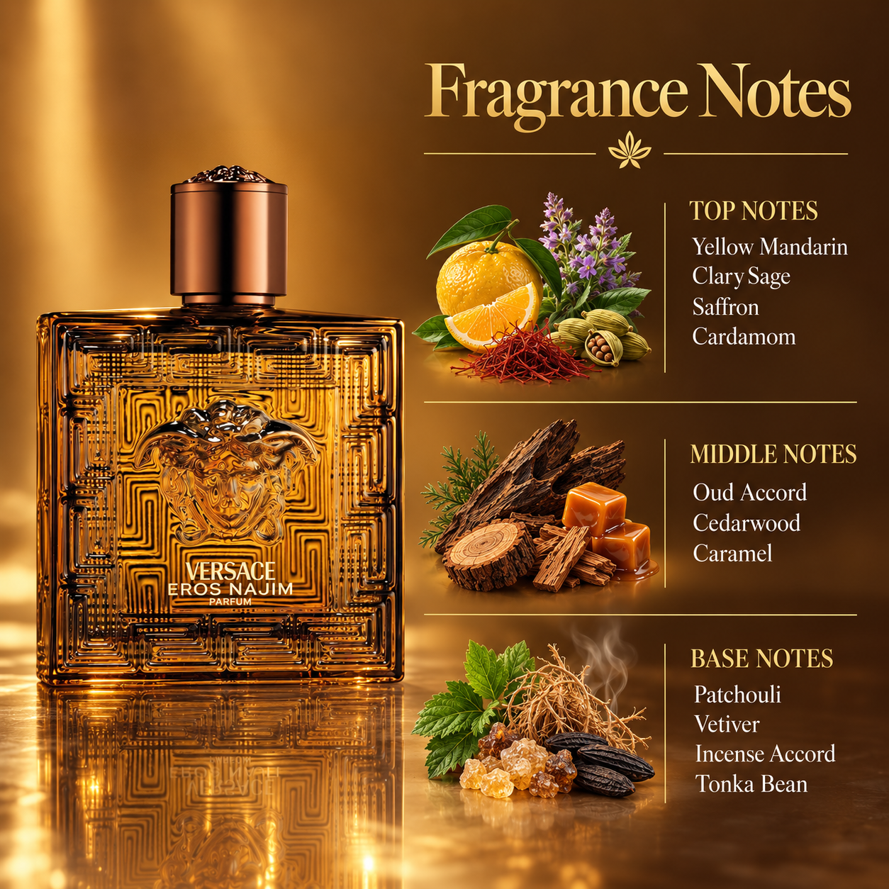 Versace Eros Najim Parfum 100 mL for Men