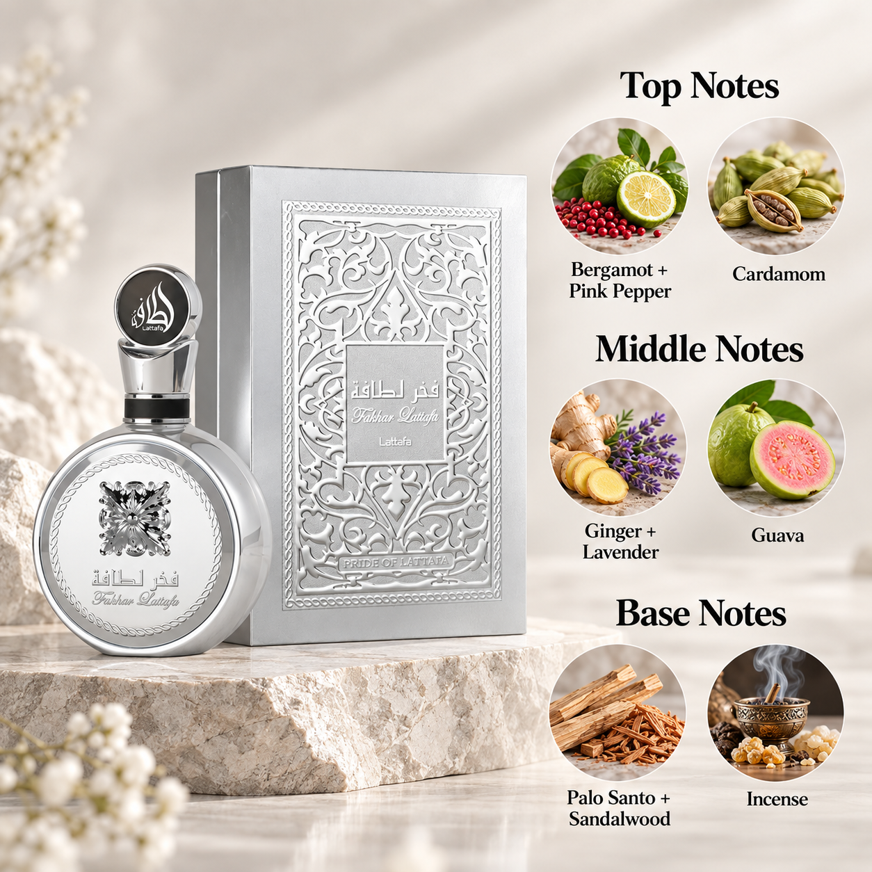Lattafa Fakhar Platin Eau de Parfum 100 mL Unisex