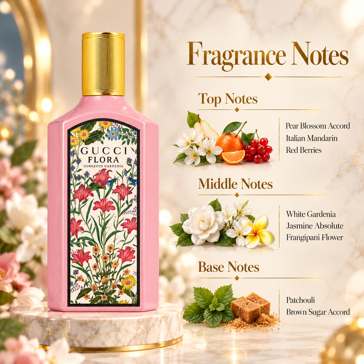 Gucci Flora Gorgeous Gardenia Eau de Parfum 100 mL for Women
