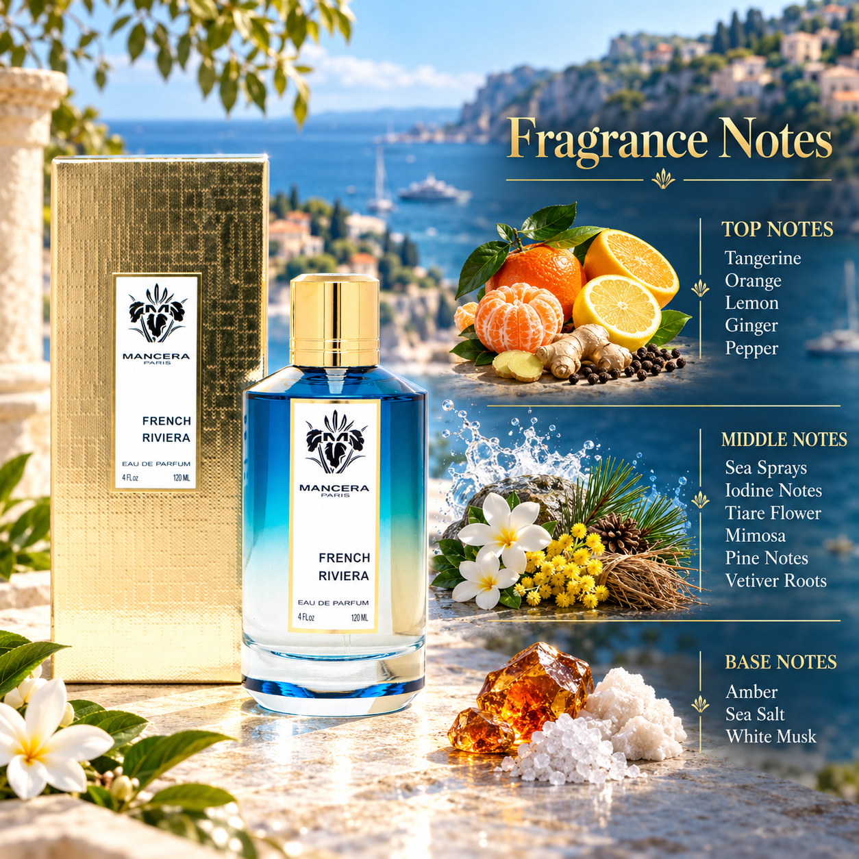 Mancera French Riviera Eau de Parfum 120 mL Unisex