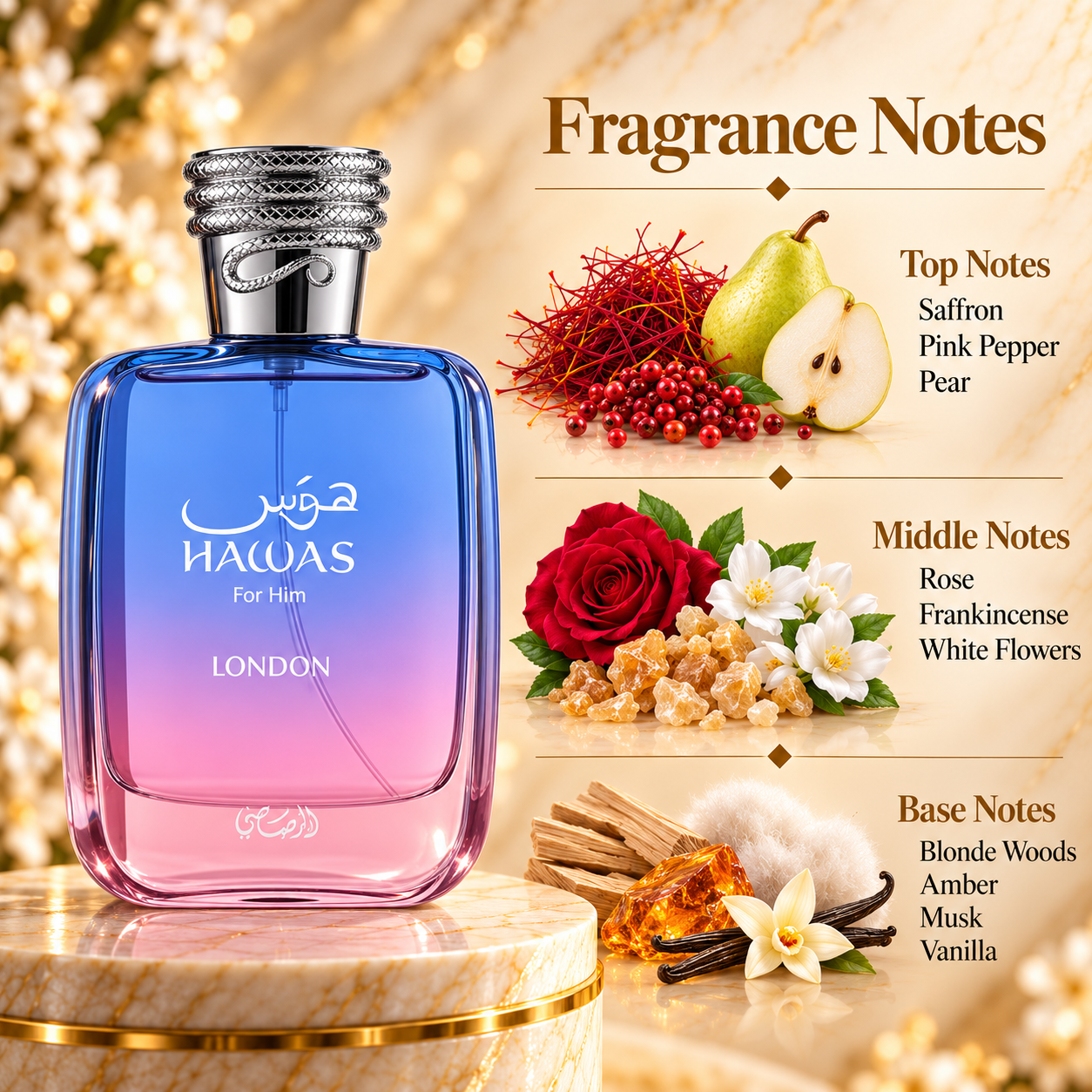 Rasasi Hawas London Eau de Parfum 100 mL for Men
