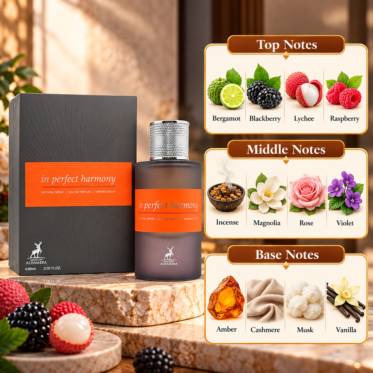 Maison Alhambra In Perfect Harmony Eau de Parfum 60 mL Unisex