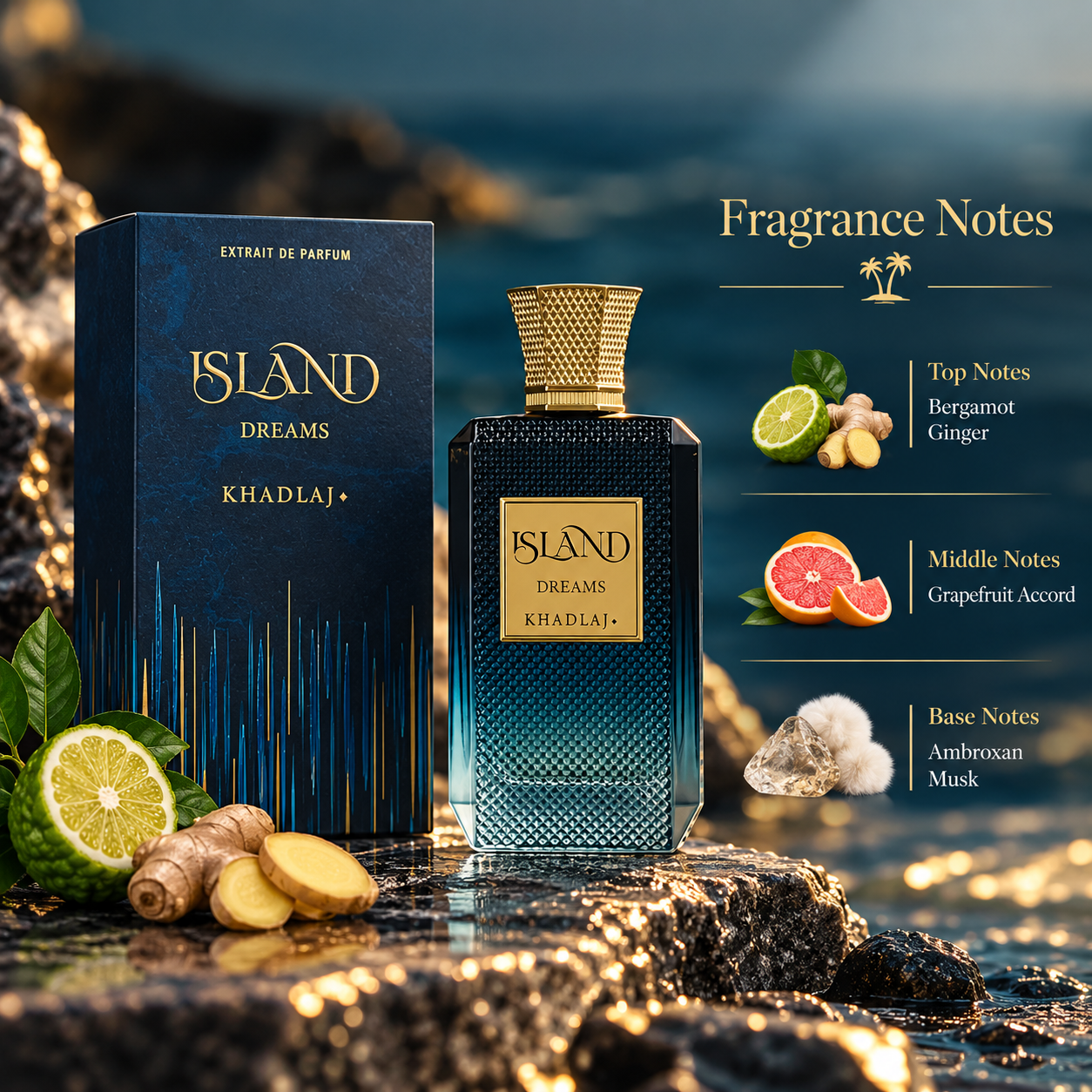 Khadlaj Island Dreams Extrait de Parfum 100 mL Unisex