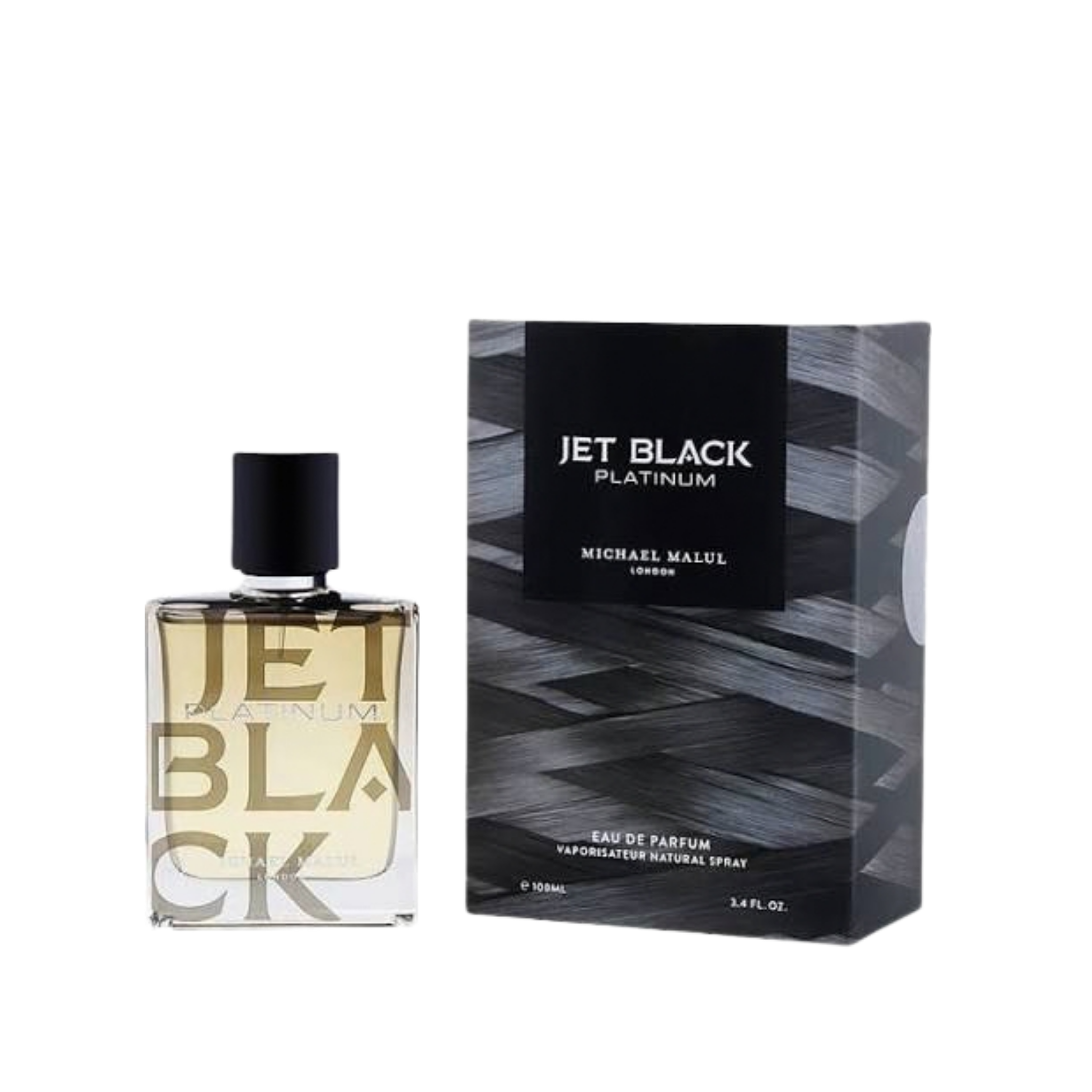 Michael Malul Jet Black Platinum Eau de Parfum 100 mL for Men