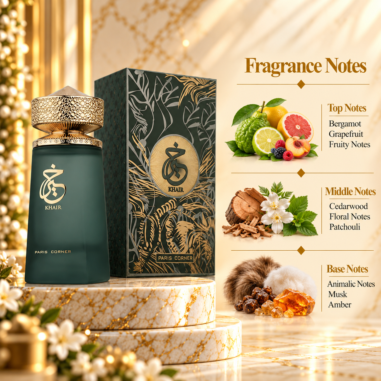 Paris Corner Khair Eau de Parfum 100 mL Unisex