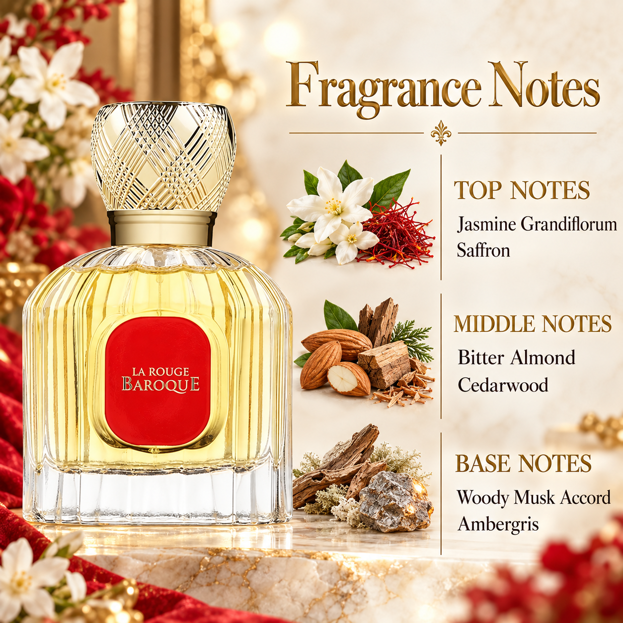 Maison Alhambra La Rouge Baroque Eau de Parfum 100 mL Unisex