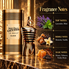 Jean Paul Gaultier Le Male Elixir Parfum 75 mL for Men