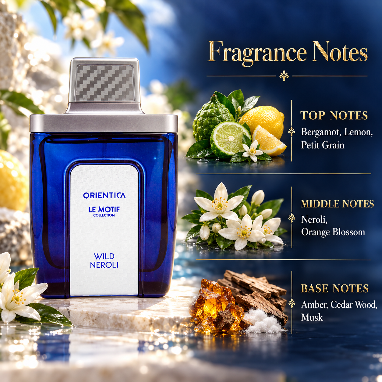 Orientica Wild Neroli Eau de Parfum 85 mL for Men