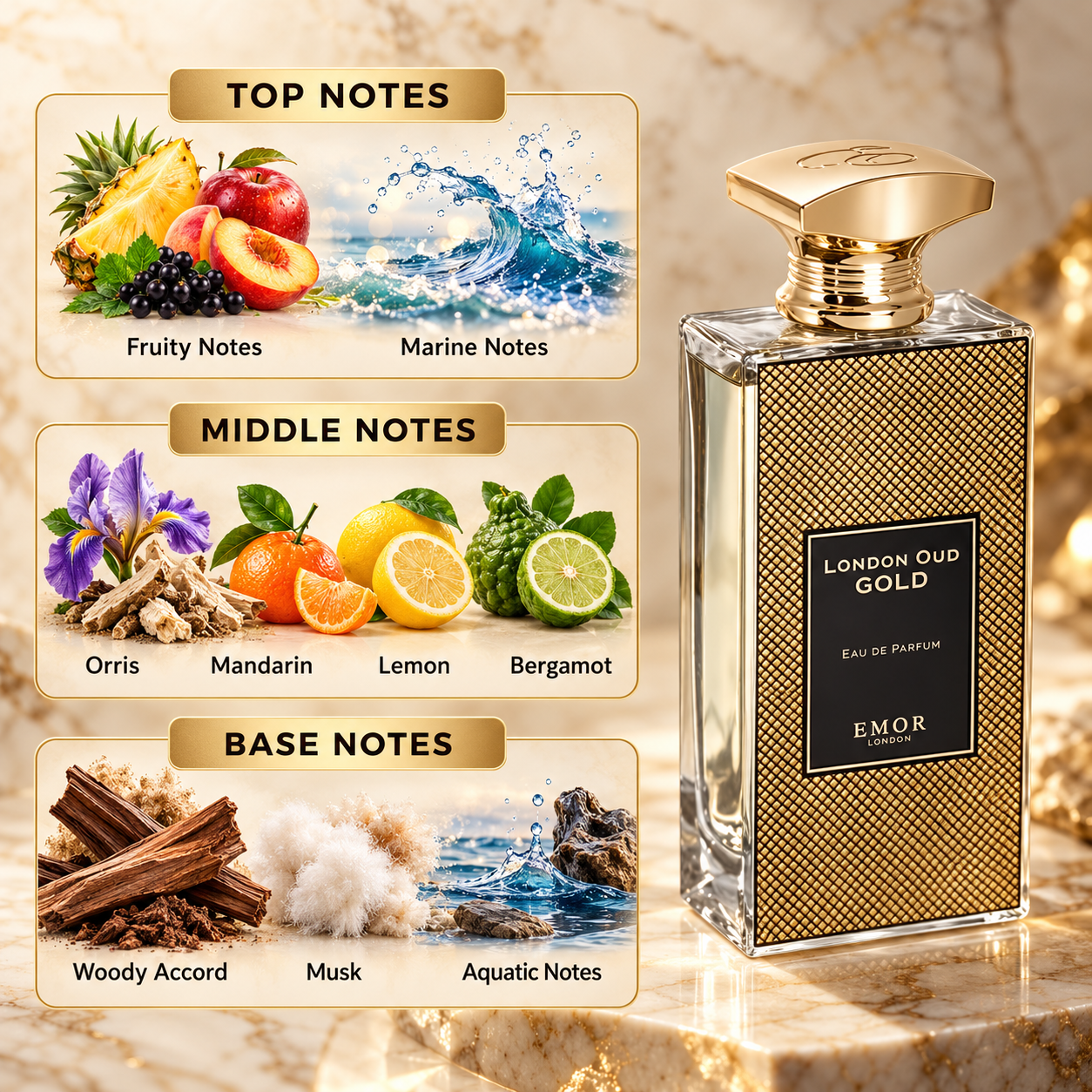 Emor London London Oud Gold Eau de Parfum 125 mL Unisex