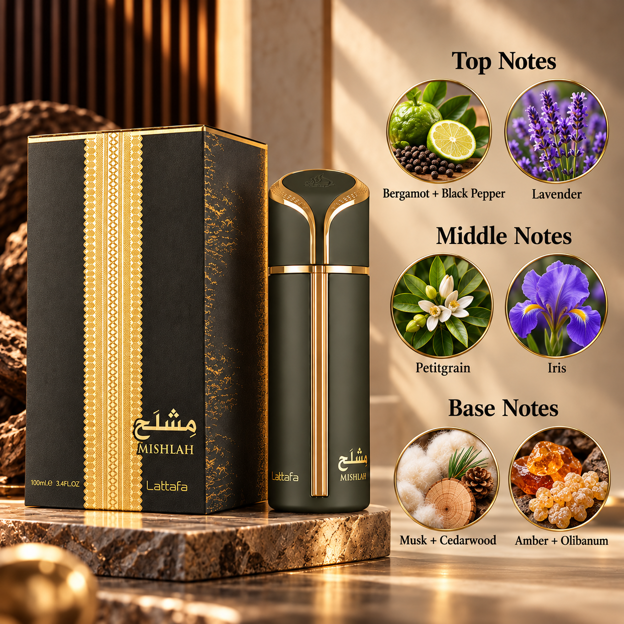 Lattafa Mishlah Eau de Parfum 100 mL Unisex