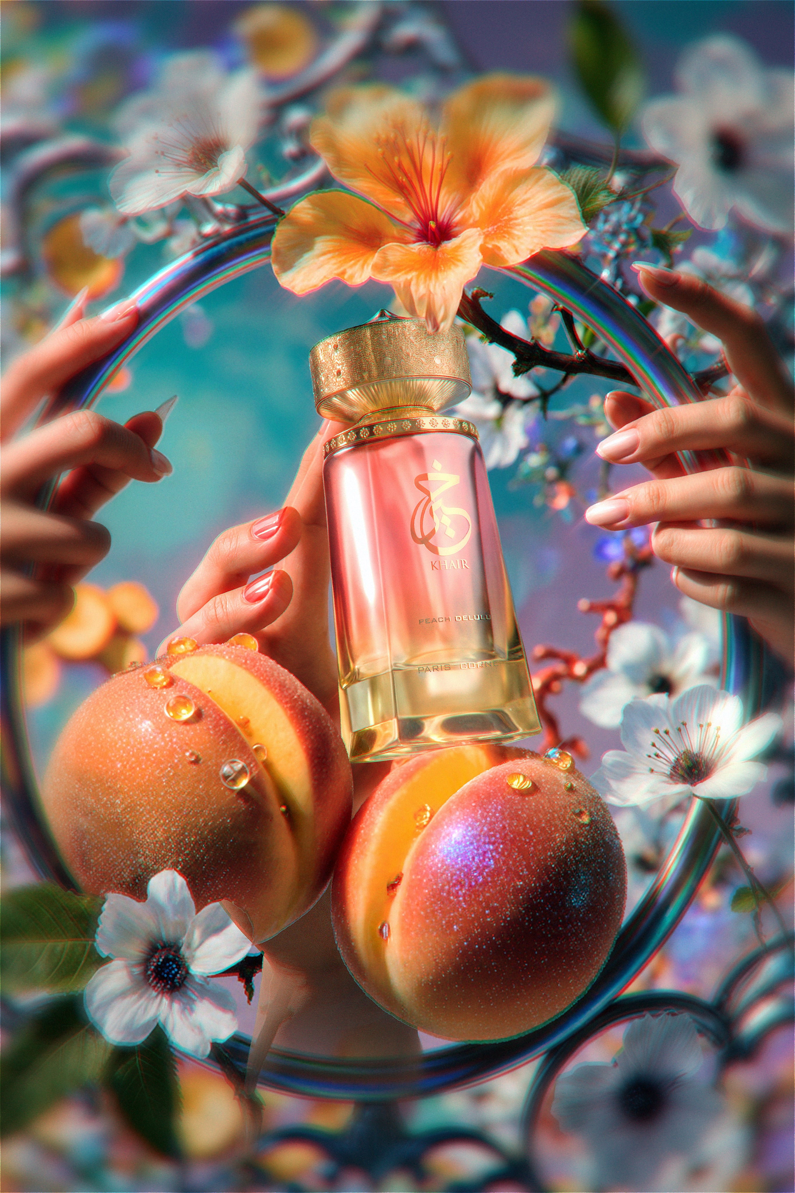 Paris Corner Khair Peach Delulu Eau de Parfum 100 mL for Women