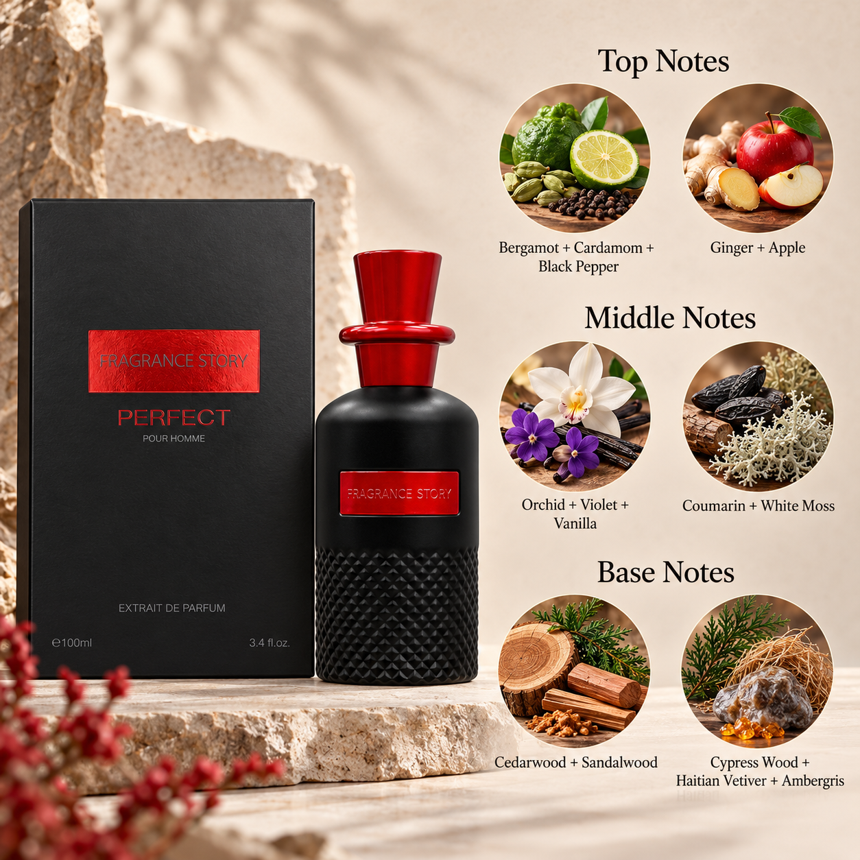 Fragrance Story Perfect Extrait de Parfum 100 mL for Men