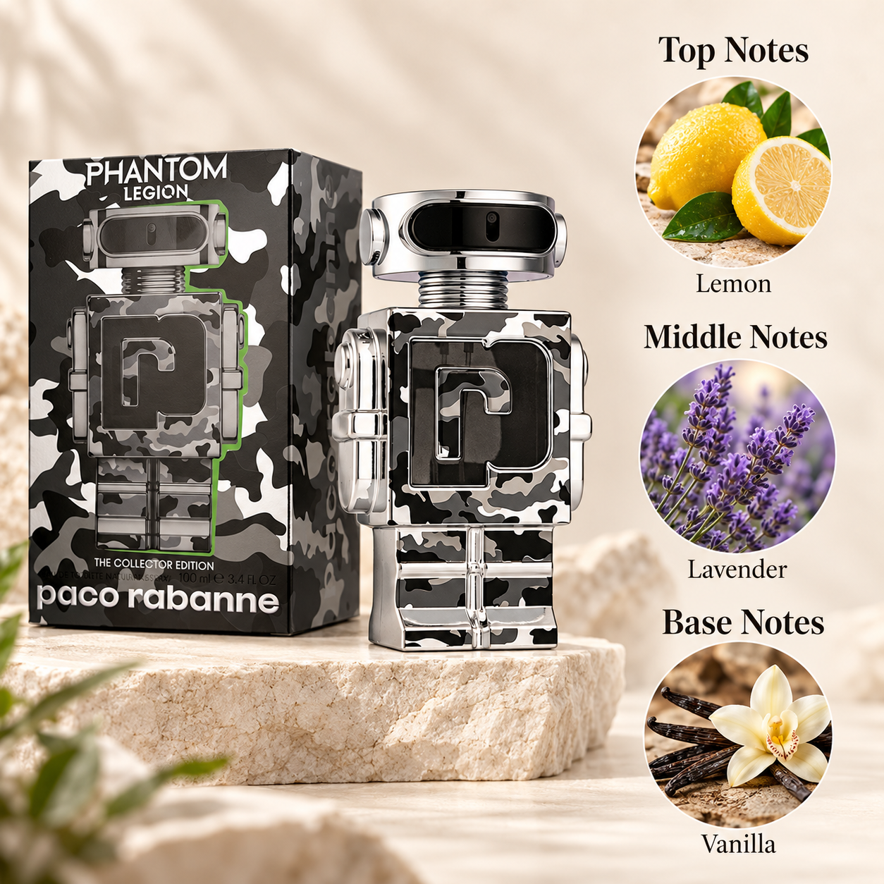 Rabanne Phantom Legion Eau de Toilette 100 mL for Men