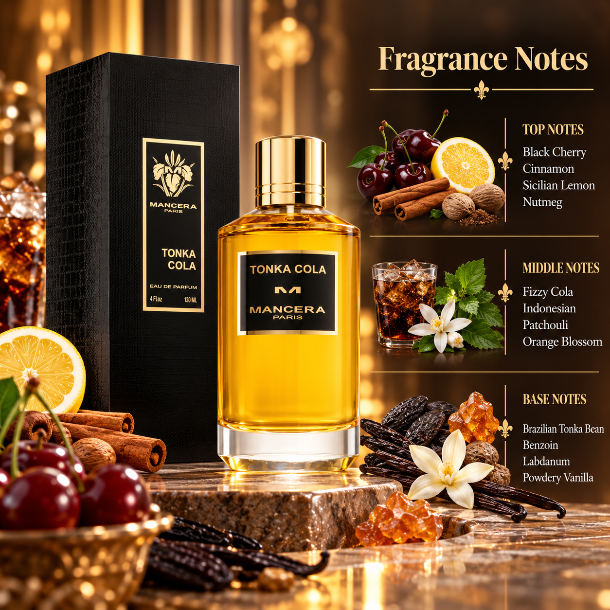 Mancera Tonka Cola Eau de Parfum 120 mL Unisex