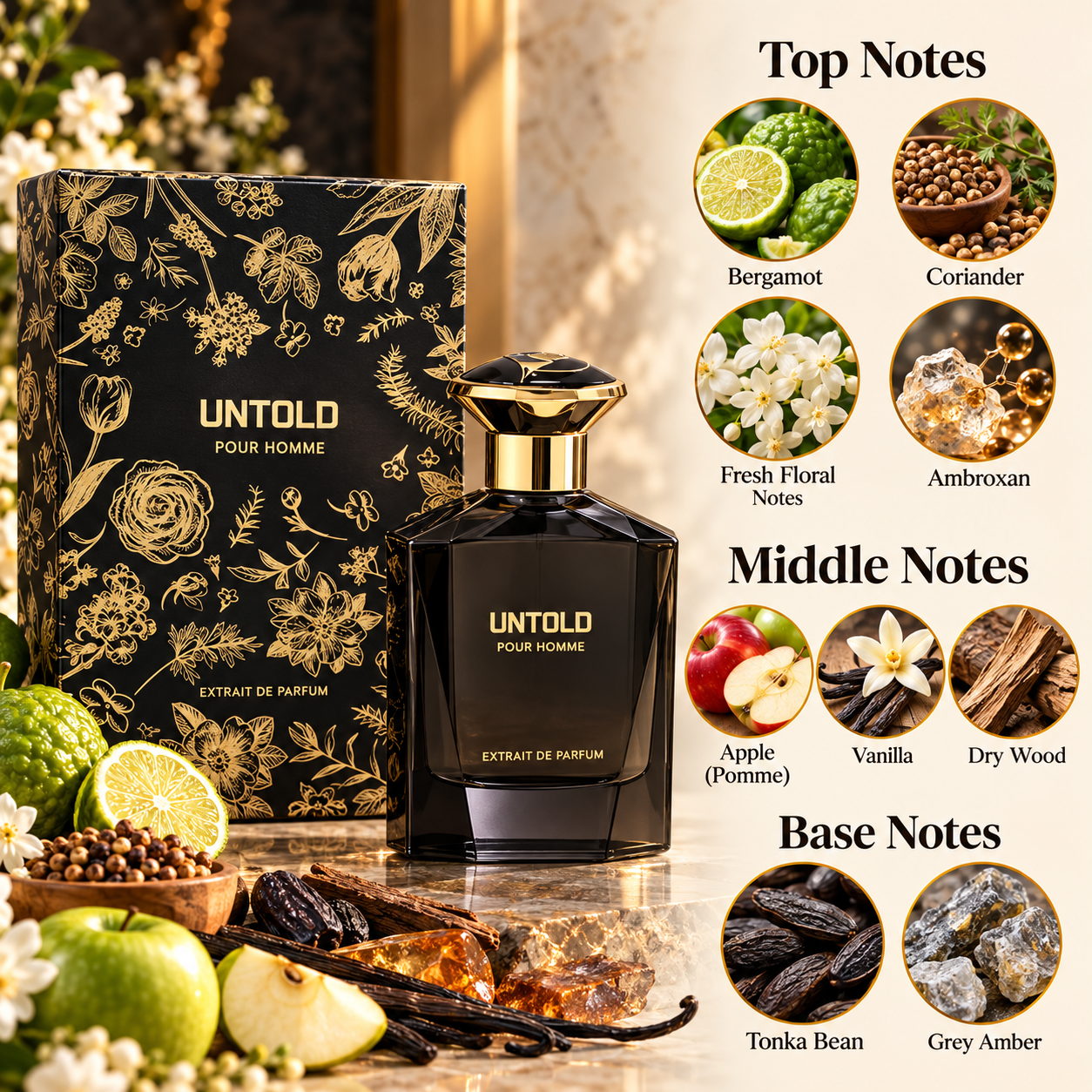 Fragrance Story Untold Extrait de Parfum 100 mL for Men