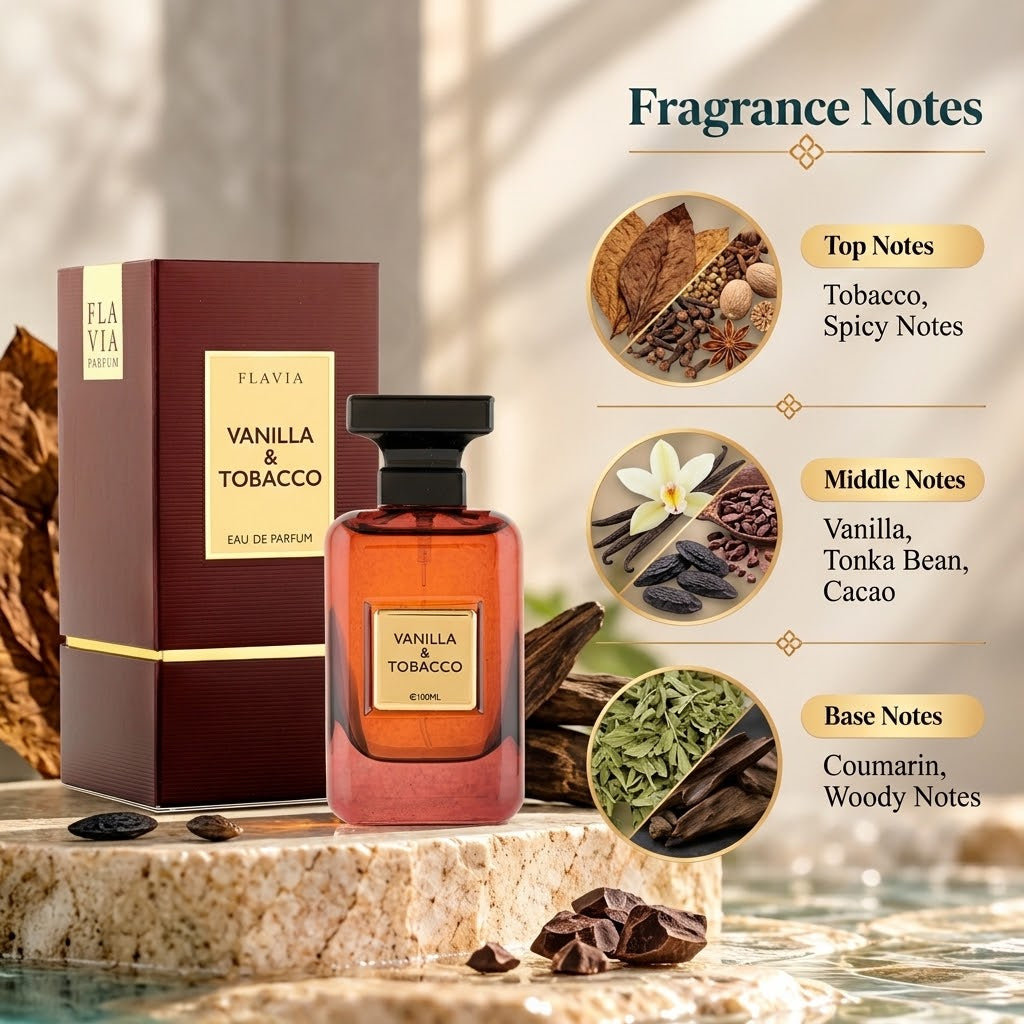 Flavia Vanilla & Tobacco Eau de Parfum 100 mL for Unisex