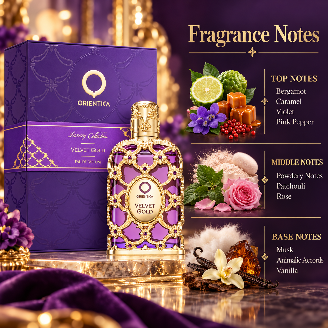 Orientica Velvet Gold Eau de Parfum 80 mL Unisex