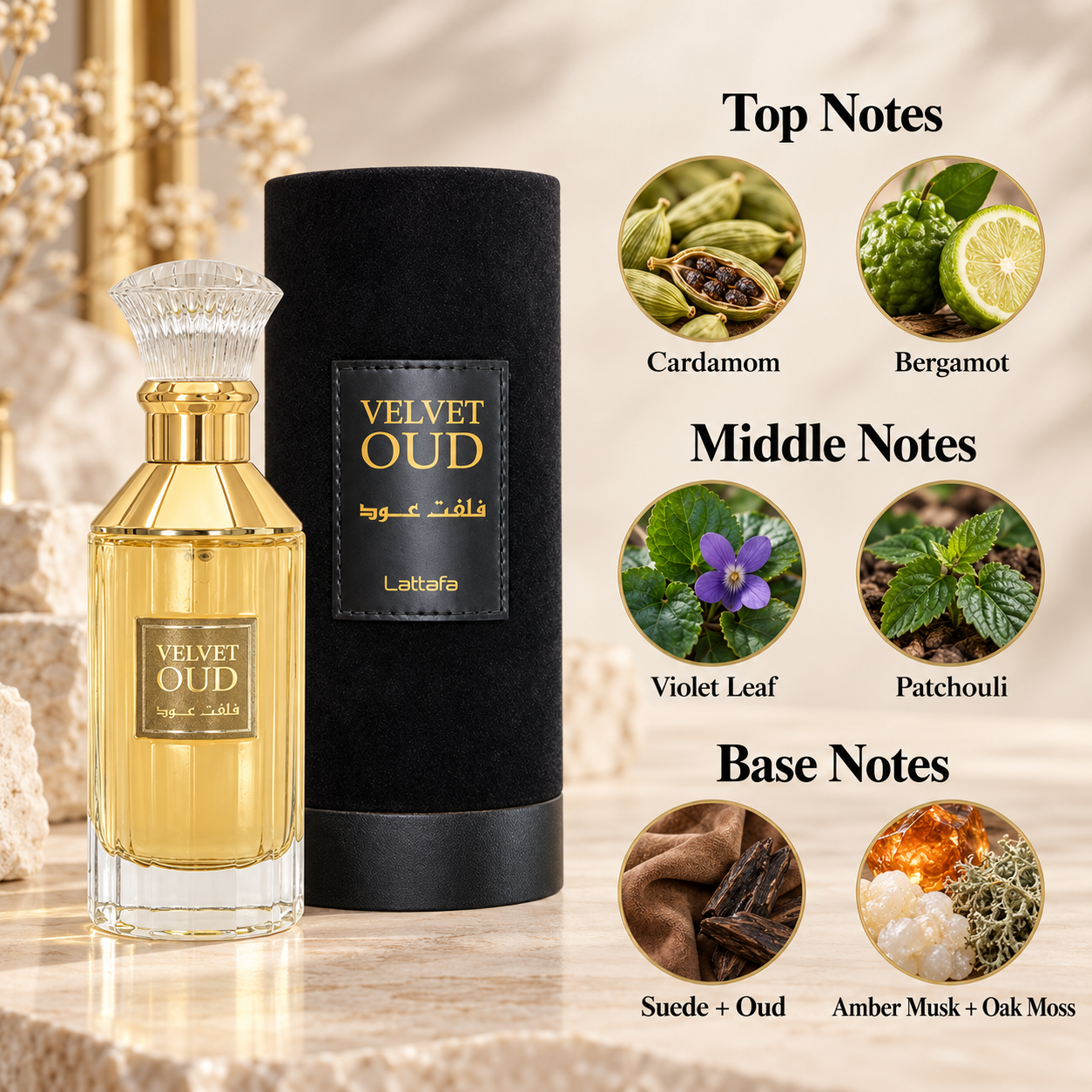 Lattafa Velvet Oud Eau de Parfum 100 mL for Men