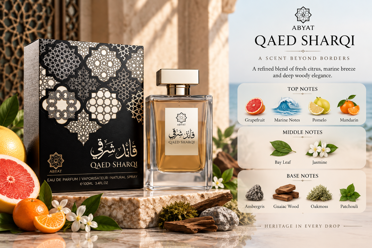 Abyat Qaed Sharqi Eau de Parfum 100 mL for Men