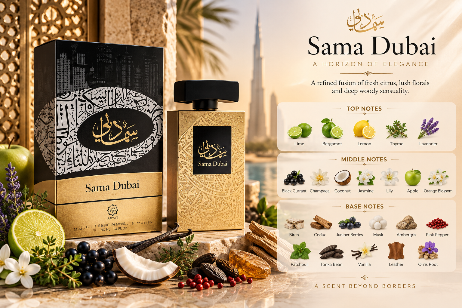 Abyat Sama Dubai Eau de Parfum 100 mL for Unisex
