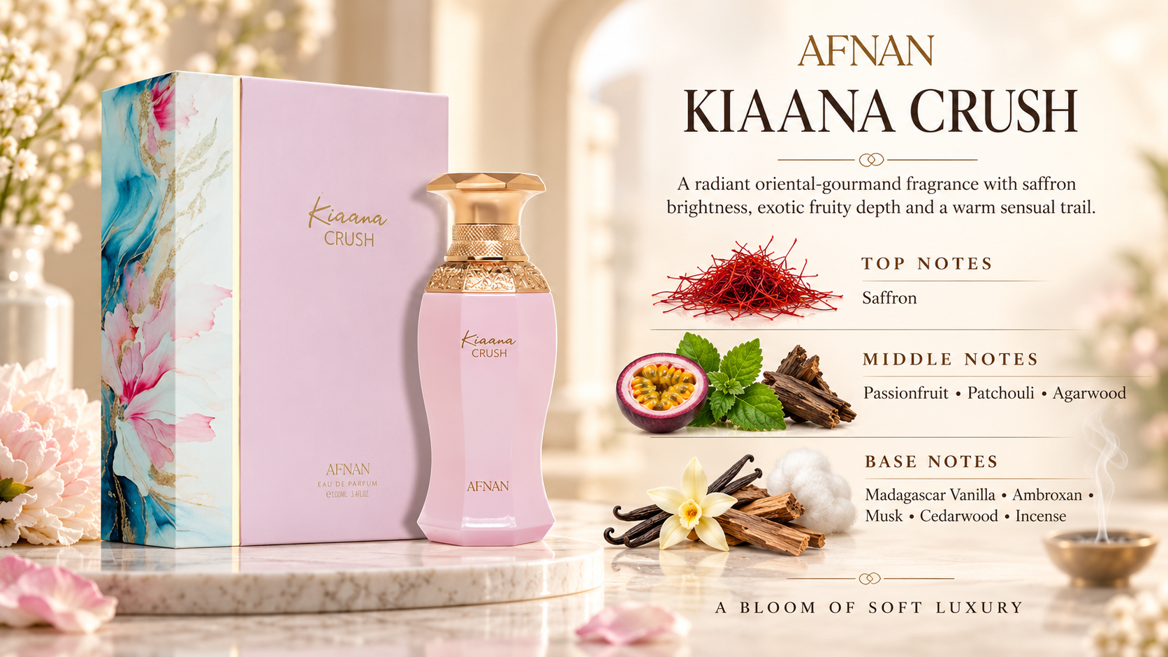 Afnan Kiaana Crush Eau de Parfum 100 mL for Women