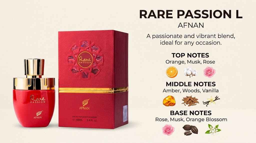 Afnan Rare Passion Eau de Parfum 100 mL for Women