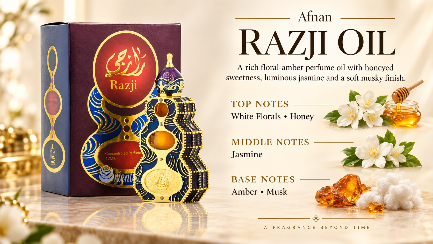 Bait Al Bakhoor Razji Concentrated Perfume Oil 12 mL for Unisex