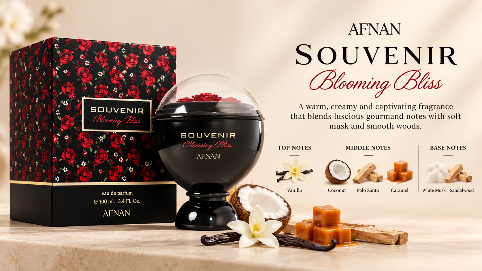 Afnan Souvenir Blooming Bliss Eau de Parfum 100 mL for Women